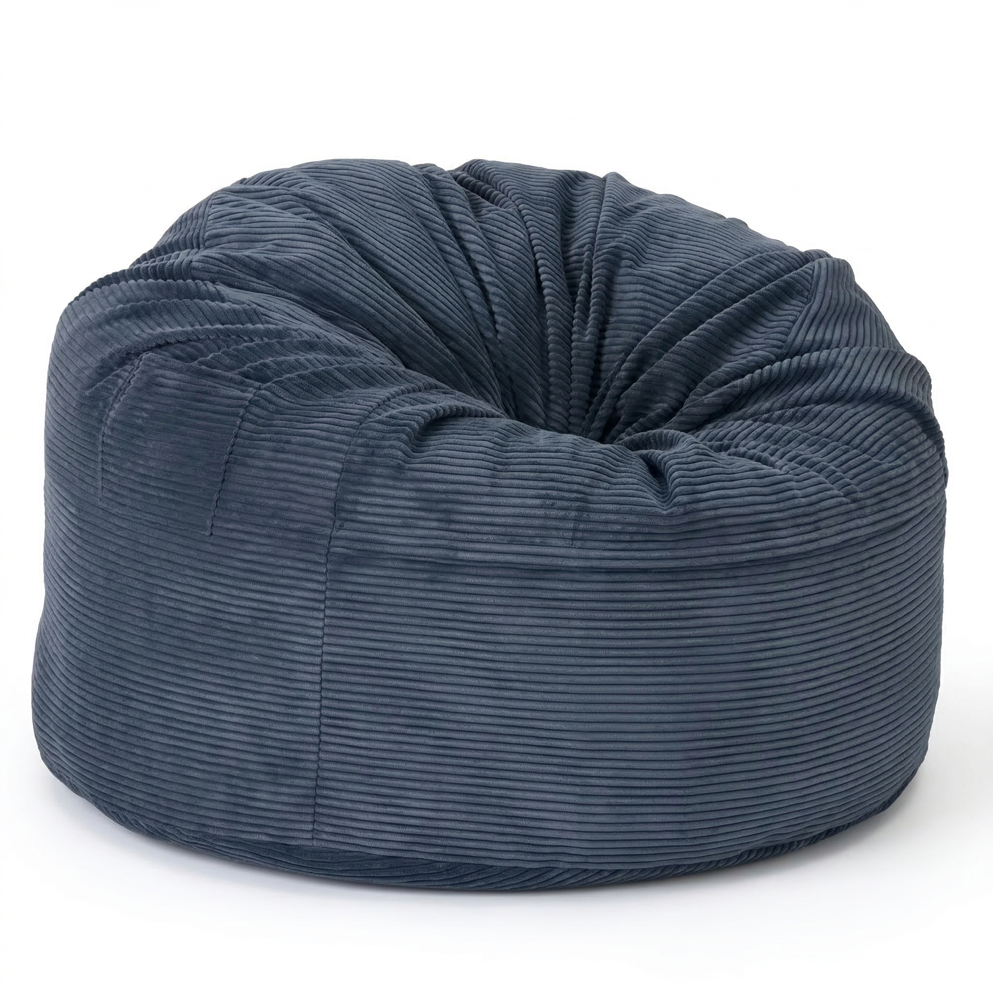 Pouf Convertible en Coussin de Sol Velours Côtelé